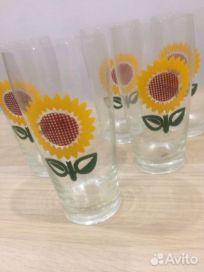 Стаканы стекло 6 шт