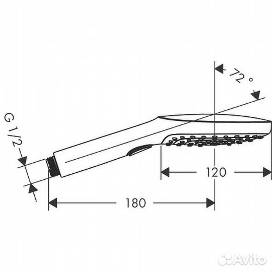 Ручной душ Hansgrohe Raindance Select E 26520340