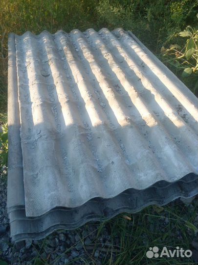 Шифер волновой бу
