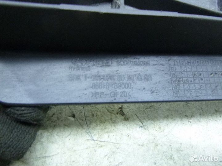 Направляющая заднего бампера правая hyundai santa