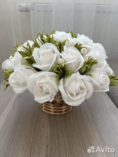 Букет из мыльных цветов