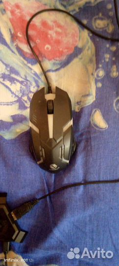 Игровая клавиатура с мышкой и одаптарам