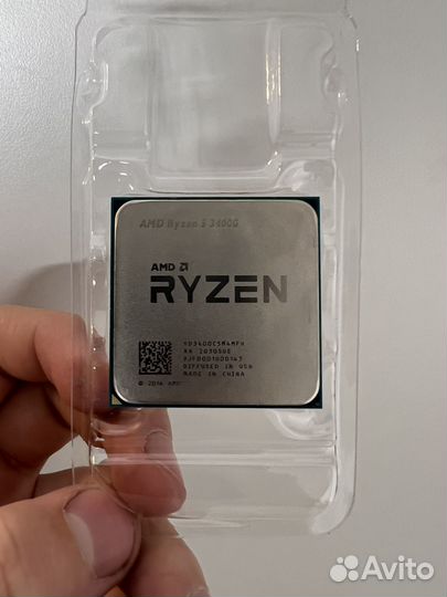 Процессор AMD Ryzen 5 3400G AM4, 4 x 3700 мгц