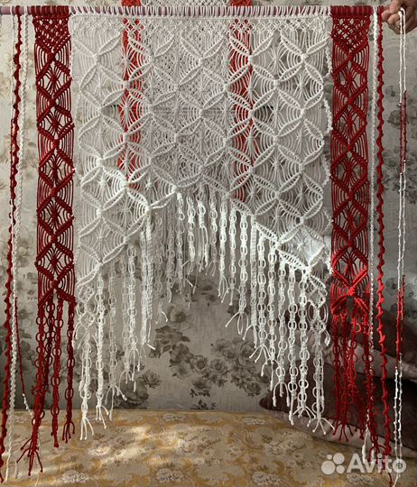 Шторы макраме пано