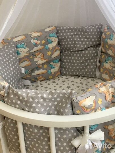 Бортики в кроватку