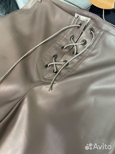 Лосины экокожа