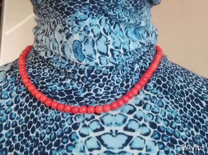Бусы из натурального коралла