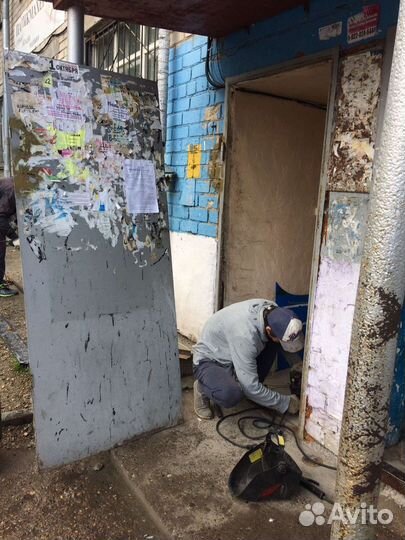 Ремонт входных дверей/Замена панелей мдф