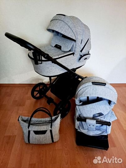Коляска 2 в 1 adamex zico lux 2023