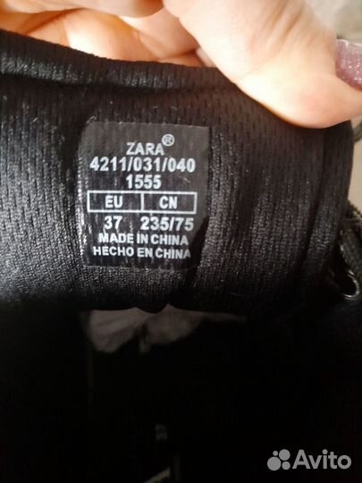 Новые ботинки Zara 37 для мальчика