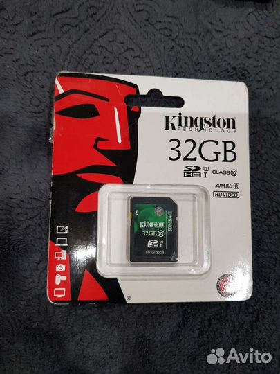 Карта памяти Kingston sdhc 32GB Class 10Артикул SD