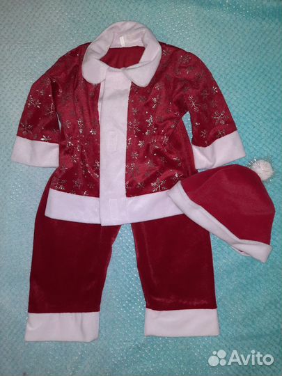Костюм Деда Мороза 92 рост
