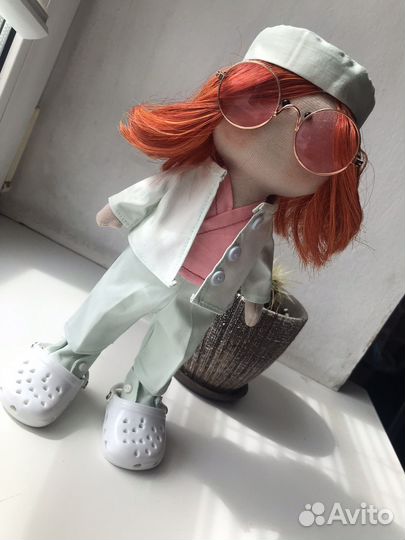 Интерьерная кукла тильда