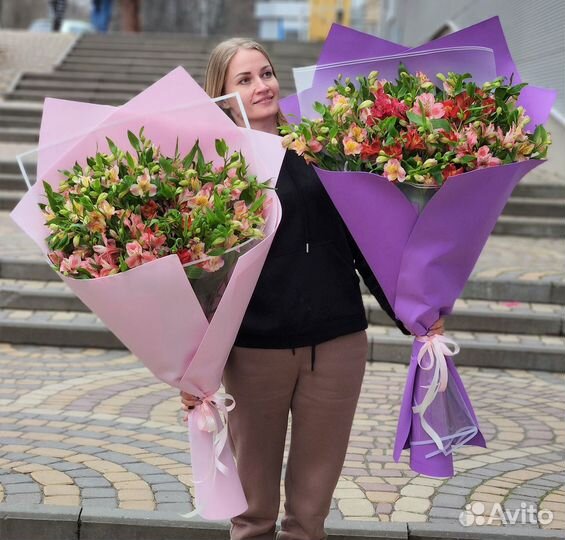 Букет из Альстромерий. Свежие Цветы с Доставкой