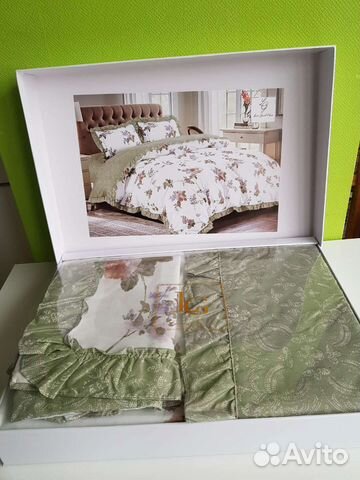 Постельное белье сатин евро турция в коробке