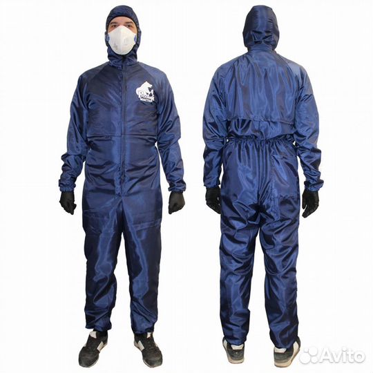 Комбинезон Русский Мастер многоразовый синий, M