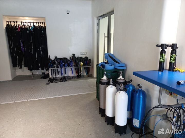 Заправка баллонов воздухом 12л 500