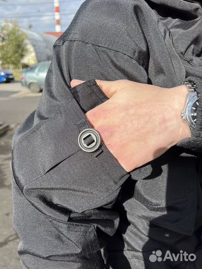 Утепленный костюм горка демисезонный черный