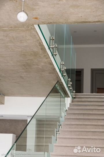 Стеклянные перила