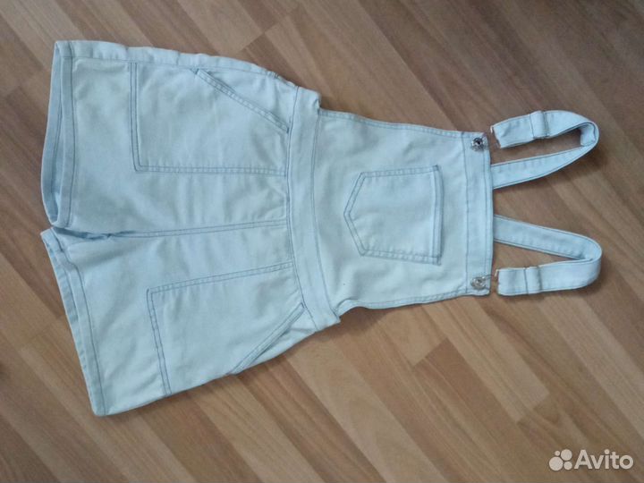 Джинсовый комбинезон для девочки