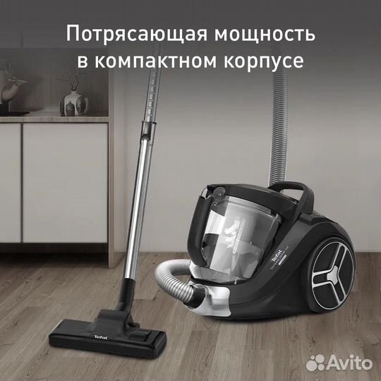 Пылесос Tefal Compact Power XXL TW4825EA черный