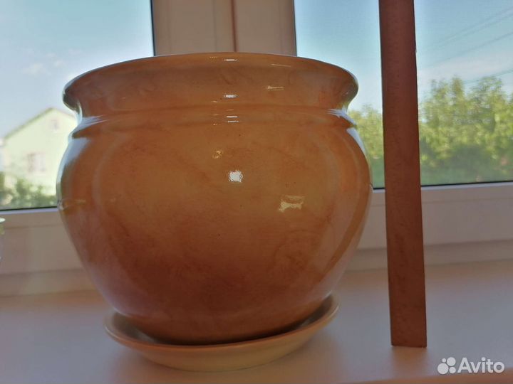 Горшок для цветов керамика большой