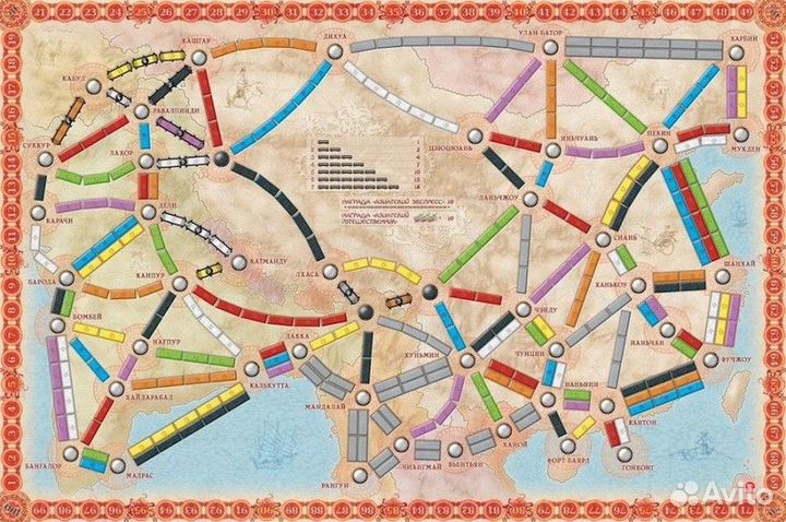 Дополнение Ticket to Ride Азия (оригинал)