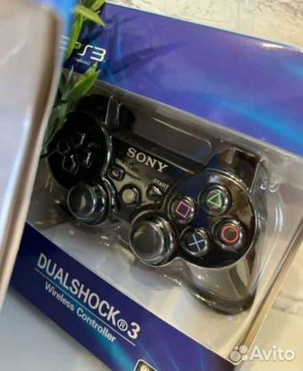PS3 Геймпад. Черный. Новый