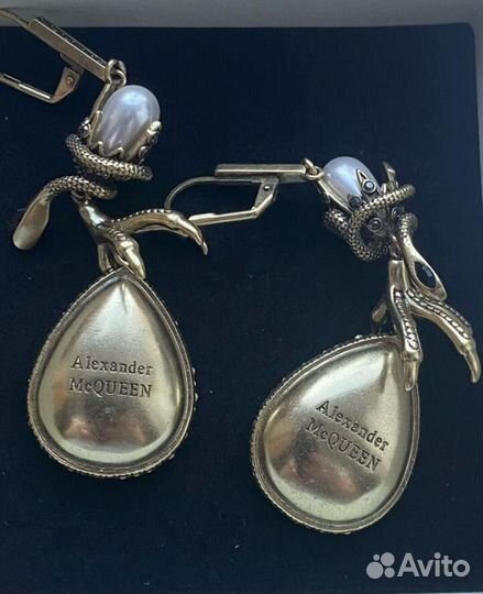 Серьги Alexander McQueen