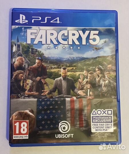 Диск на ps4 far cry 5 игра