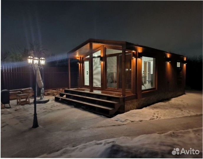 Деревянный дачный дом, зимний 110 м кв Артикул гф-1950