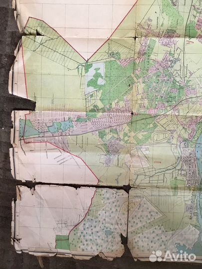 Редкая карта Ленинграда 1935