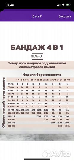 Бандаж для беременных 4 в 1