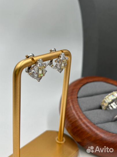 Кольцо серьги серебро