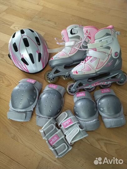 Роликовые коньки fila, набор X-one combo