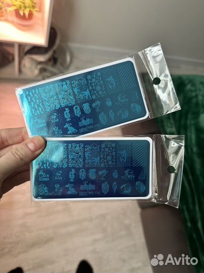 Стемпинг пластины для ногтей и дизайна маникюра