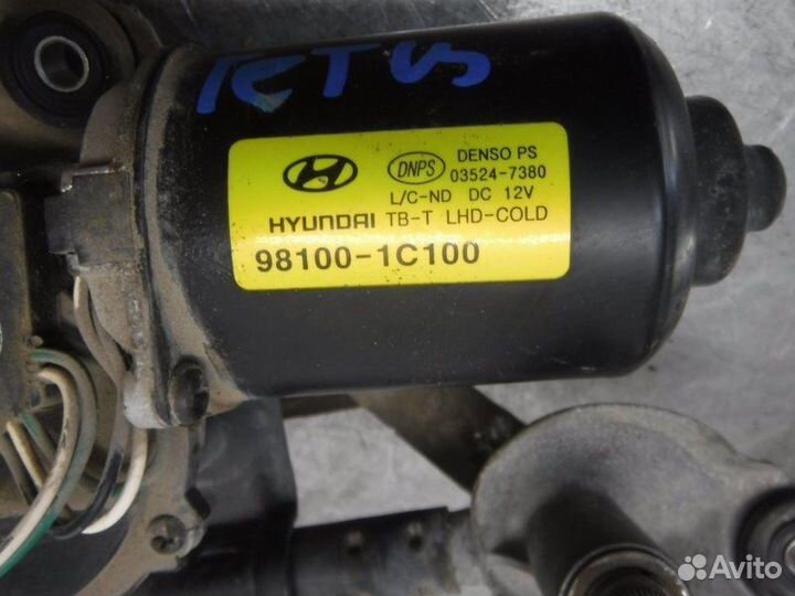 Трапеция стеклоочистителей Hyundai Getz G4ED 2007