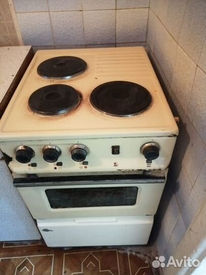 Плита электрическая бу с духовкой 