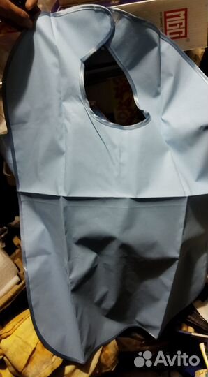 Нагрудник для взрослых на липучке новый фартук