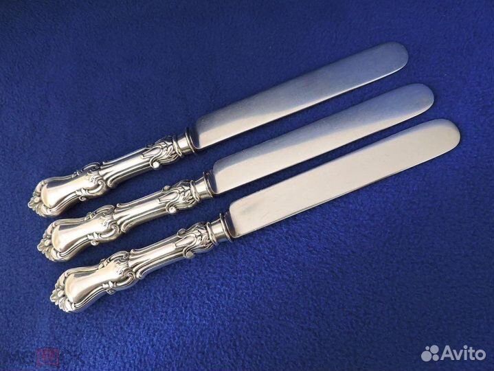 Ножи. Полностью серебро 84. Shanks & Co. Болин