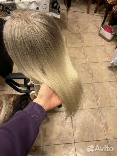 Накладка из натуральных славянских волос