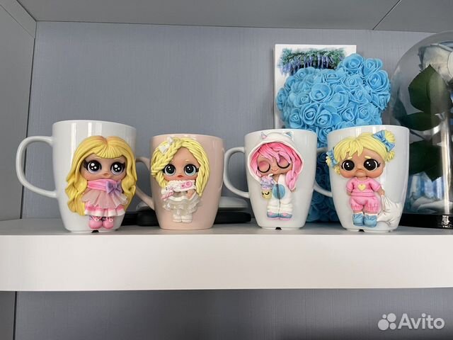 Кружка с куклой лол