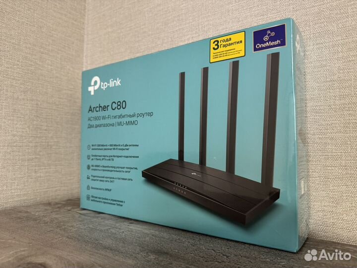 Wi-Fi роутер TP-link Archer C80 Новый