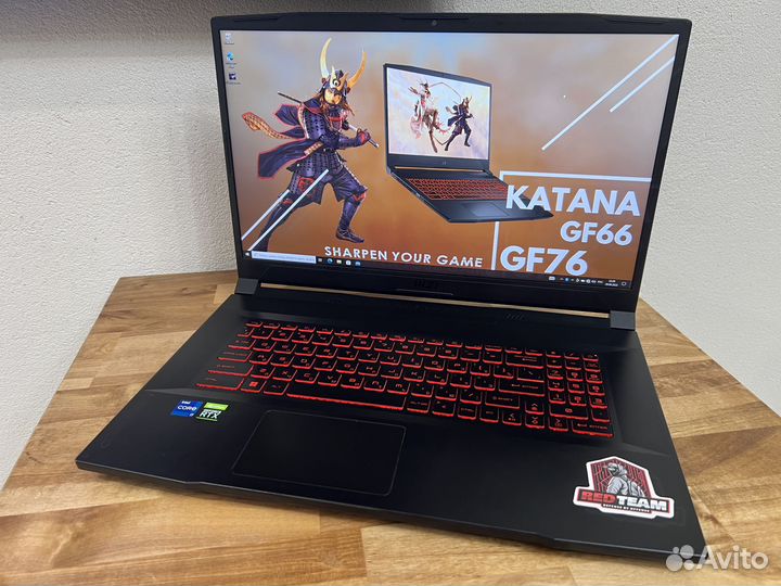 2022 17 MSI 16 ядер i7-11800H 16Gb RTX3050Ti 144Hz
