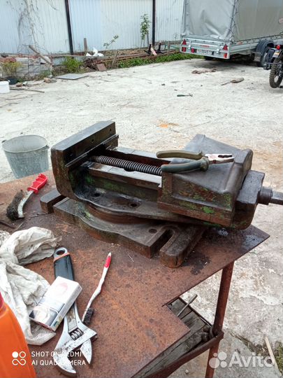 Тиски станочные большие СССР