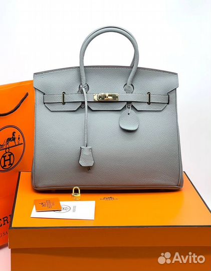 Сумка hermes birkin натуральная кожа