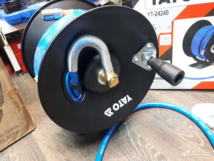 Шланг пневматический 10мм 15м на катушке Yato