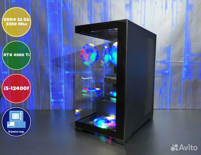 Мощный игровой i5-RTX4060Ti-32DDR4-OHC63012897-H610