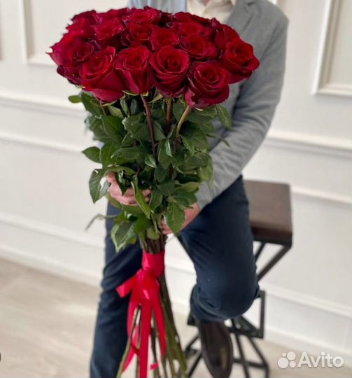 Высокие розы премиум плантации на доставку