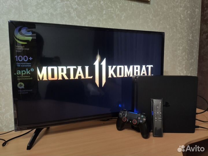 Sony PlayStation 4 Slim 500Gb + SmartTV 81см